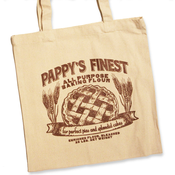 Pappy's Finest Flour Sack Tote Bag