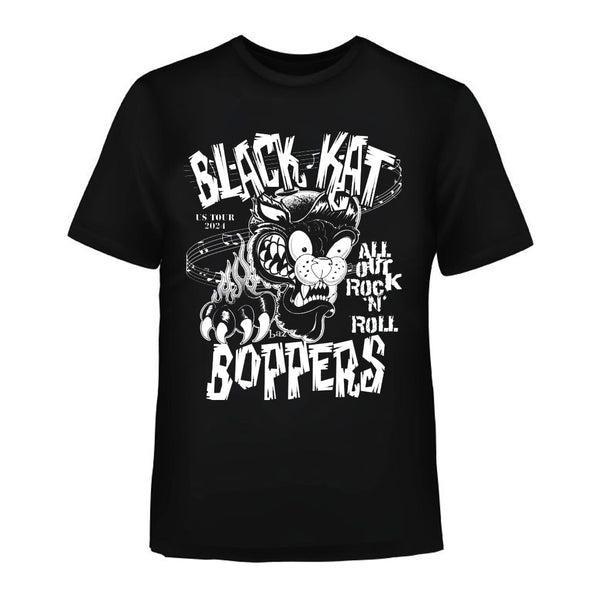 Black Kat Boppers 2024 US Tour Shirt - Unisex