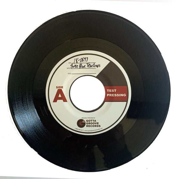 TEST PRESSING - Three Blue Teardrops - Ballin' Jack/Morbid Teenage Love Song 7" Vinyl Record - limited test pressing of 5 total