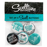 Swelltune Records Button Pack - Set of 5 Buttons