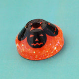 Sparkling Record Adapter in Jack-O-Lantern - Midnight