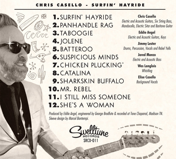 Chris Casello featuring Eddie Angel, Jimmy Lester & Jared Manzo - Surf ...