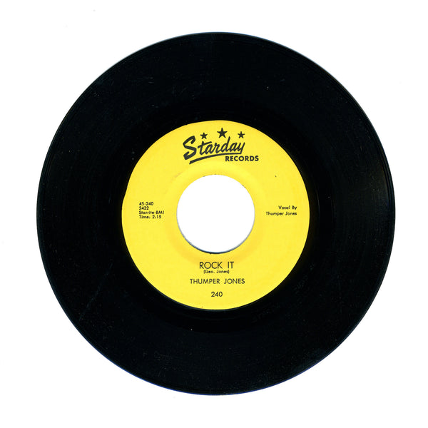 Thumper Jones - Rock It / How Come It 7" Vinyl Record (reissue)